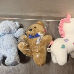 Three Plush Toys