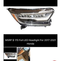 Head Lights Honda CRV 2017-2021 NEW PASSEGER SIDE