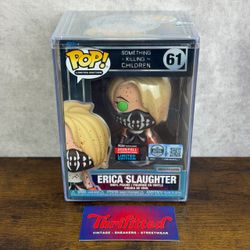 RARE Funko Pop! Erica Slaughter Something Is Killing The Children #61 LE 3(contact info removed) Fall Convention Sticker with Pop! Protector