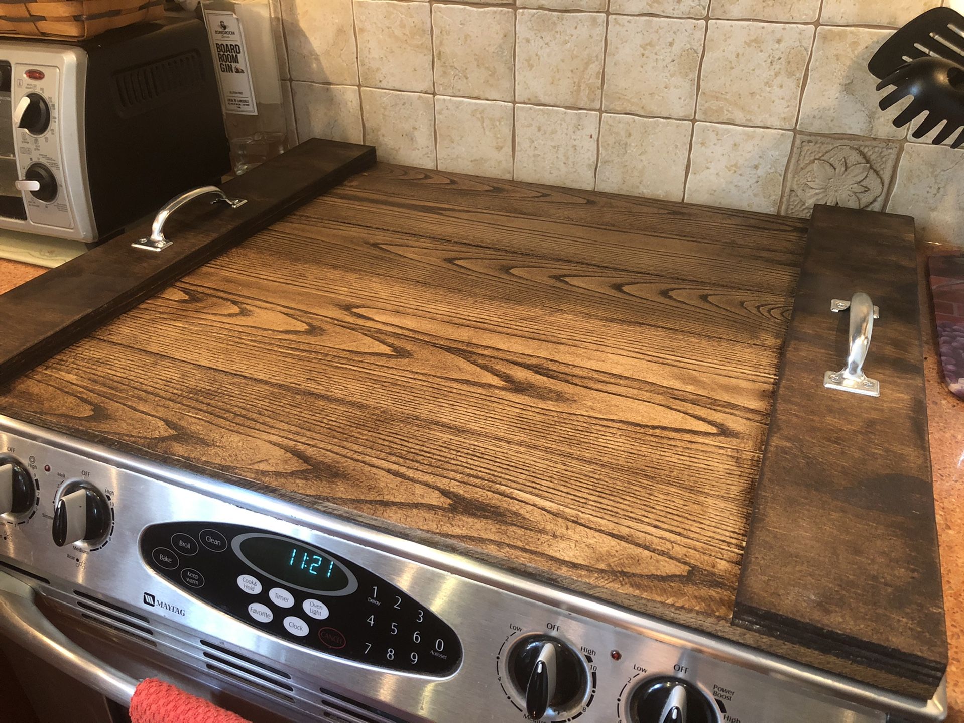 Custom made noodle boards ( stove top covers)