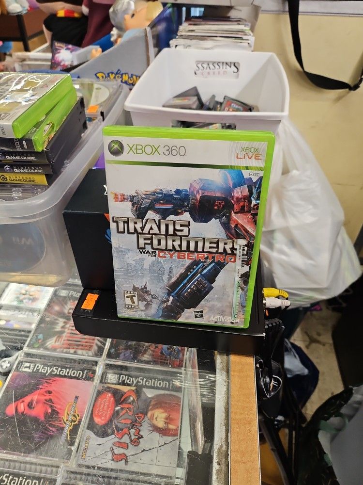 Transformers: War for Cybertron Xbox 360 Game Complete w/ Manual CIB TESTED!