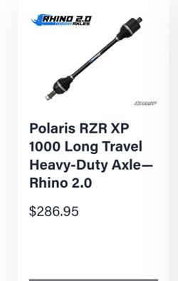 Rhino 2.0 Axles