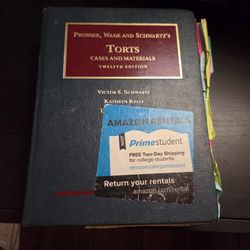 Tort Law School Textbook 