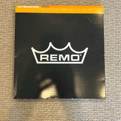 Remo 14’ Ambassador Snare Side