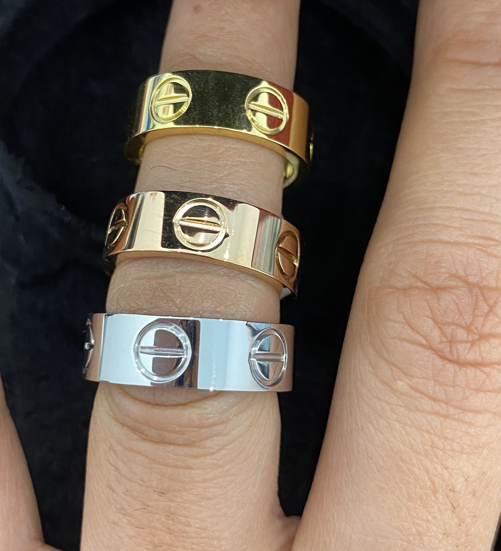 Stainless steel rings available in all sizes