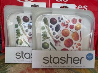 Stasher reusable silicone storage bag