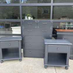 Modern, Tall High Boy Dresser 