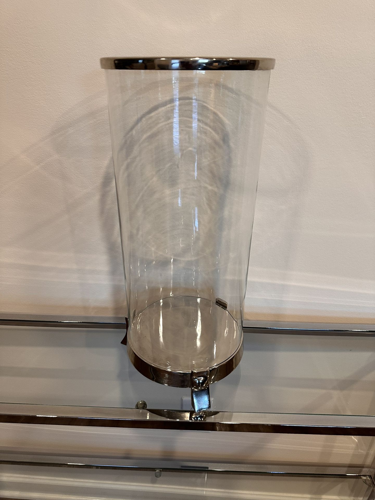 Tall Glass Case/candle Holder