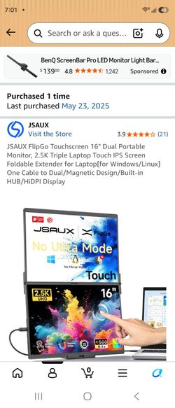 Jsaux dual screen