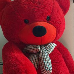 7.6 Ft Red teddy bear 