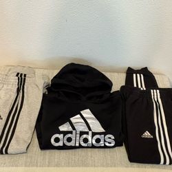 Adidas Boys Sweatshirt & sweatpants Set - size M (10-12) - Simi Valley