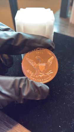 1 oz .999 Pure Fine Copper Bullion Rounds - Ben Franklin Design