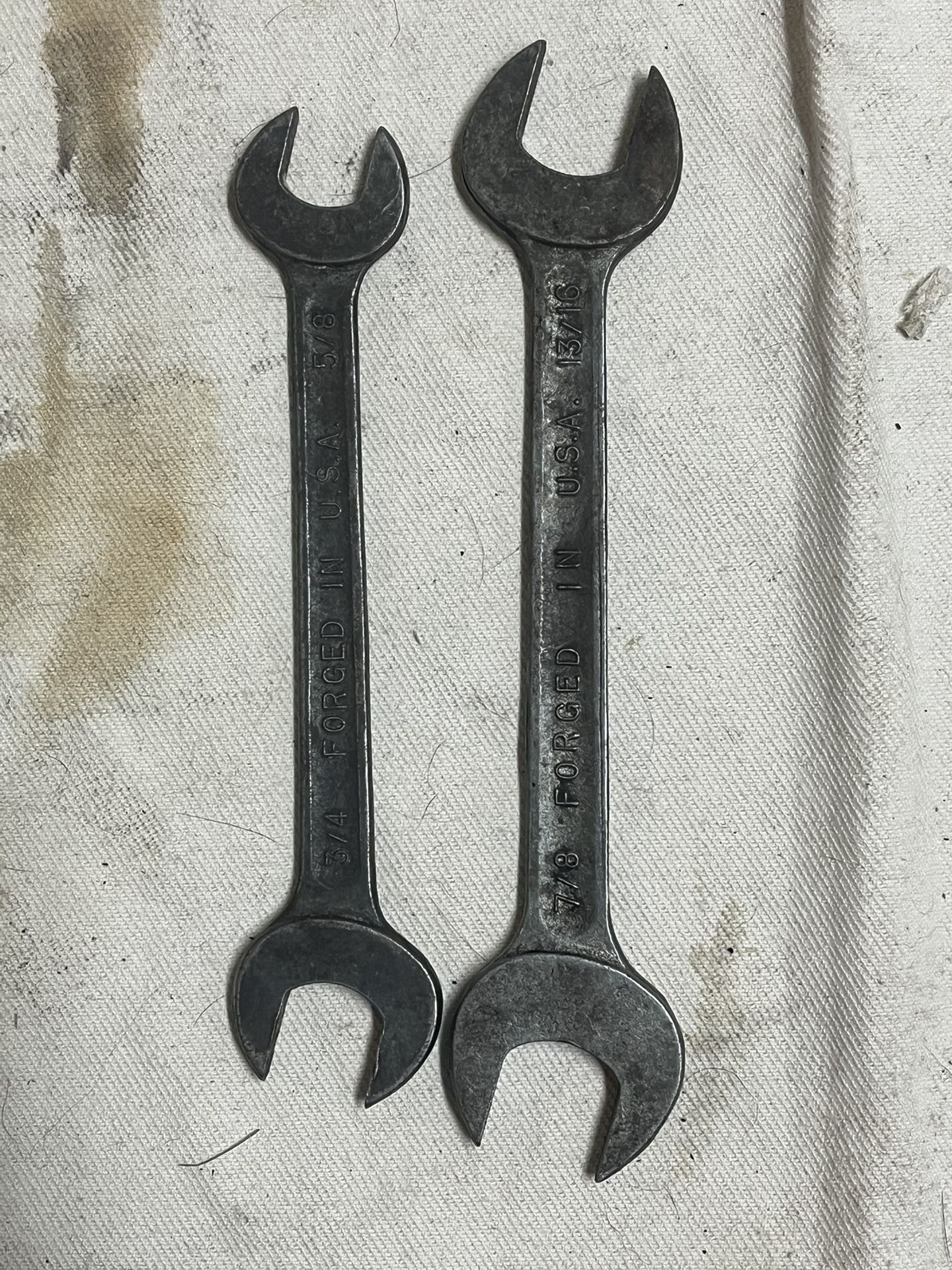 Vintage Open End Wrenches