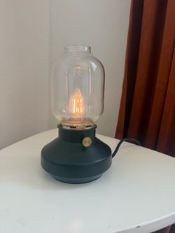 Vintage-Style Table Lamp with Edison Bulb