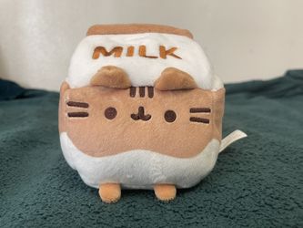 Pusheen Plush Chocolate Milk Carton Cat - Brown/White