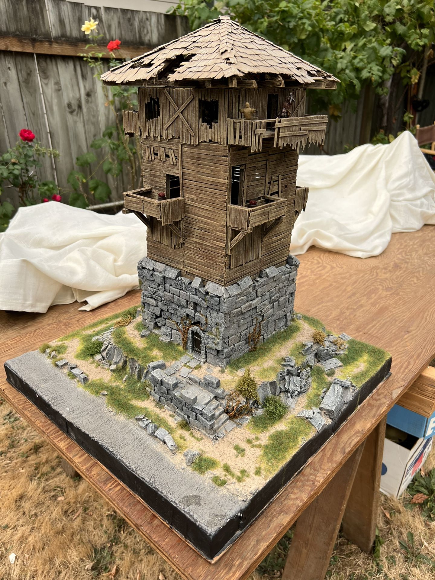 Wargaming Tower Warhammer D&D Tabletop Terrain