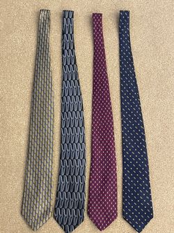 4 Silk Ties from the 2000s! - $10 each