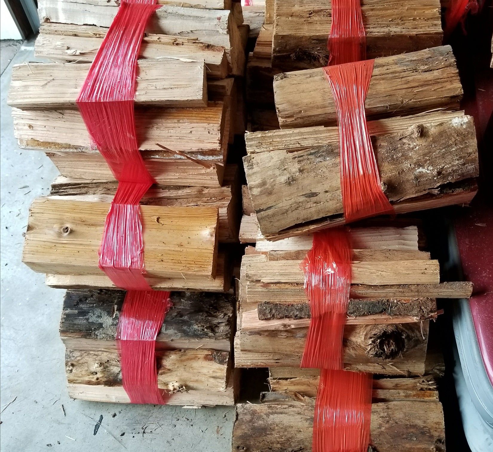 Bundles of dry-seasoned firewood (Ask about delivery)