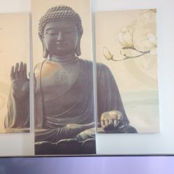 3 piece Buddha Hanging 