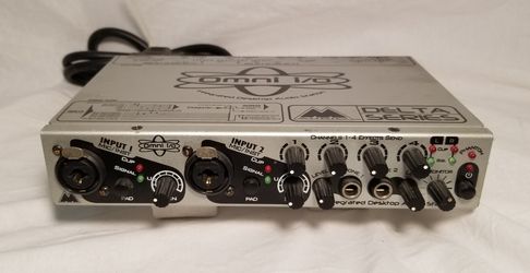 M AUDIO Omni I/O Delta Series Audio Interface w/ Box Cable,Tested
