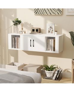 Floating tv mount brand new white
