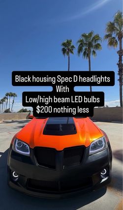 G8 spec d headlights