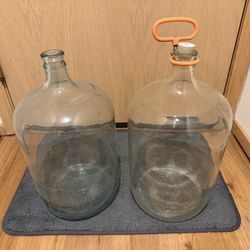 2 Glass Carboys