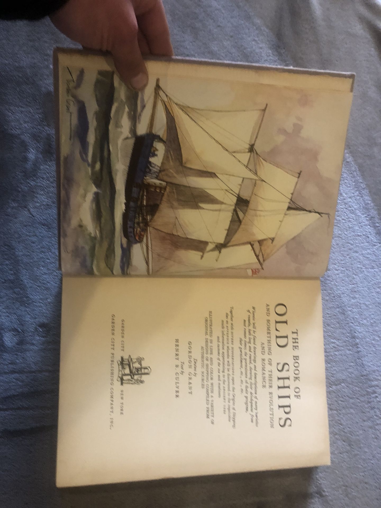 The Book of Old Ships by Henry B Culver, Gordon Grant