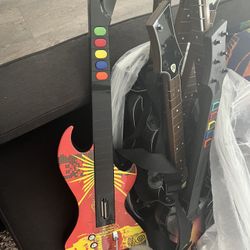 7 Guitar Hero Guitars 