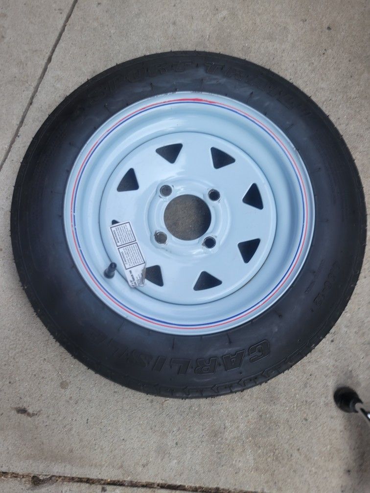 New Trailer Tire Carlisle Size 4.80 X 12