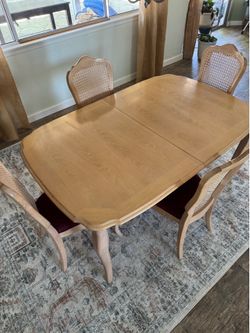 Dining room table and chairs
