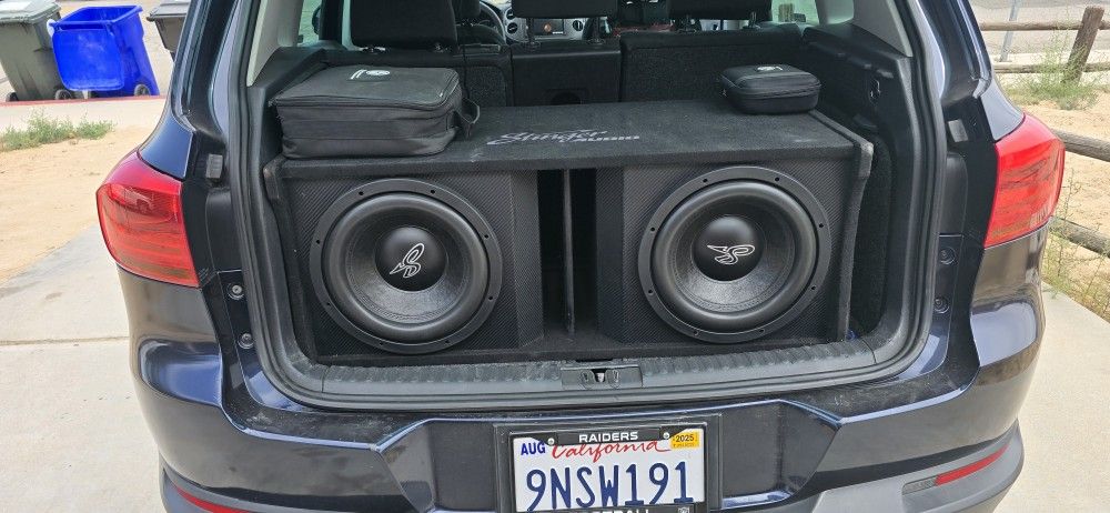12 Inch Subs With 1500 Watt Amp