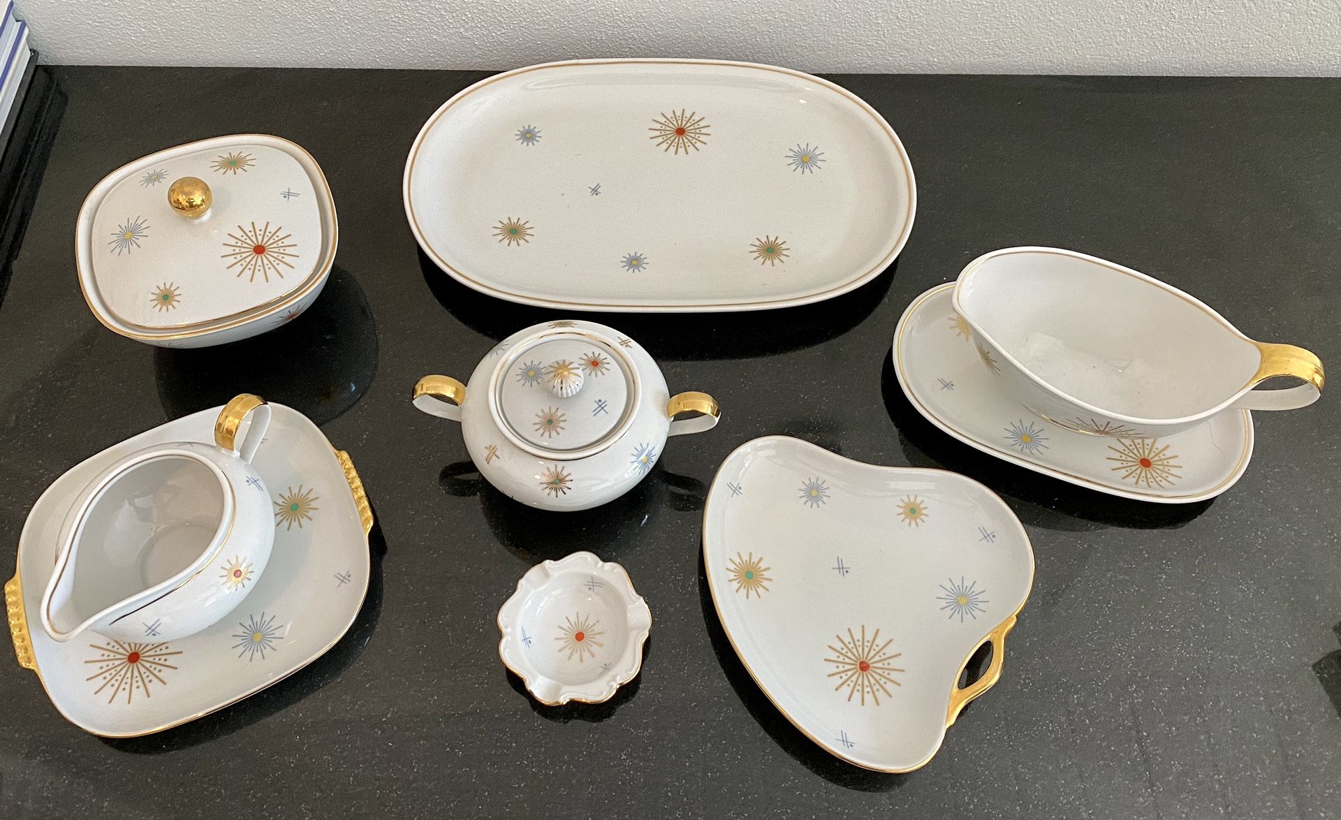 Starlight by Chalfonte Porzellan Bavaria Germany Midcentury