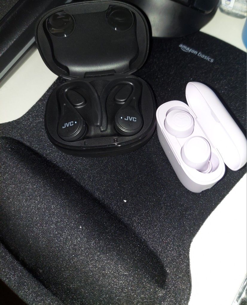 JVC Over Ear And JLab Earbuds