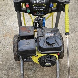 Used 2900psi Ryobi Pressure Washer