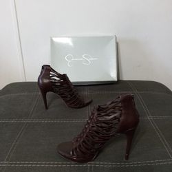 Jessica Simpson Birdy Fudge Vachetta Platform Sandal