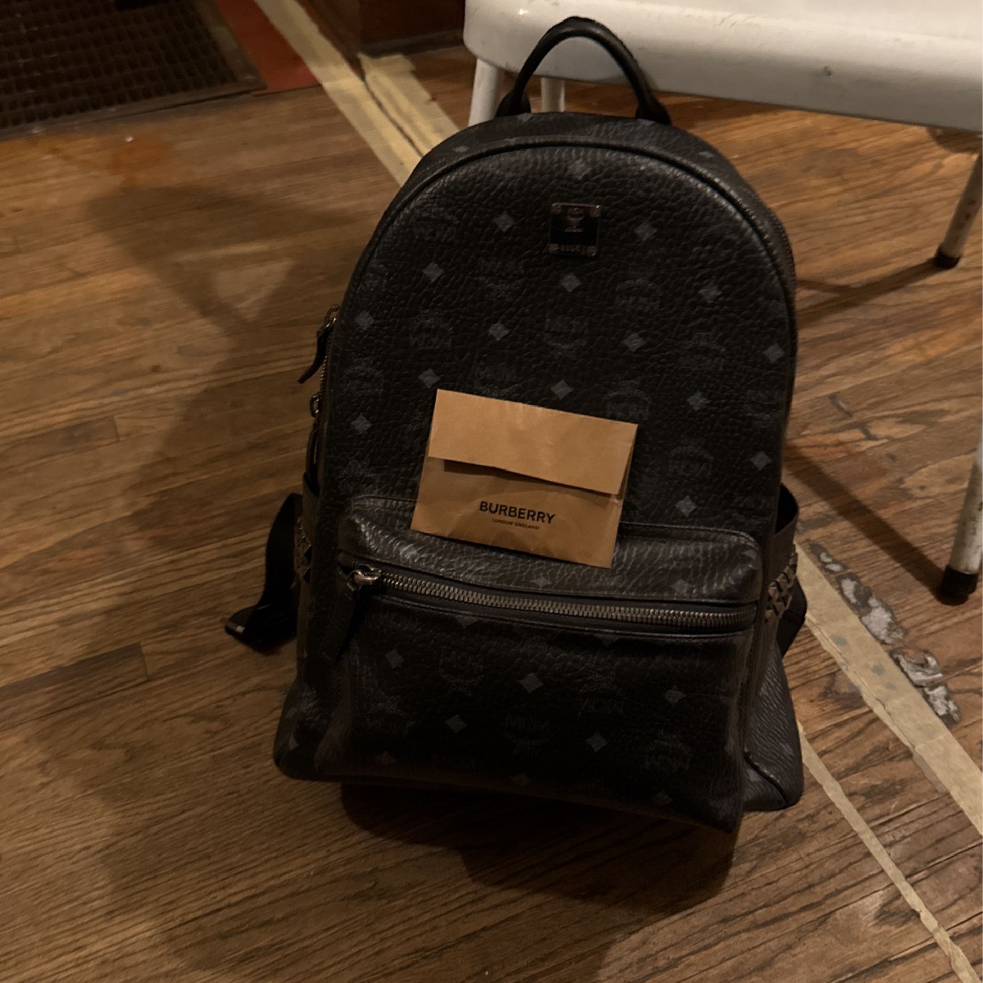Mcm Black Backpack