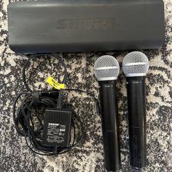 Shure Blx88 Wireless PG58 Microphones