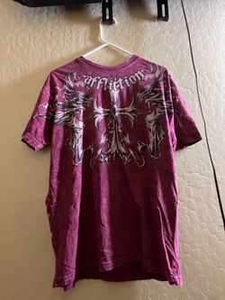 Affliction red t-shirt