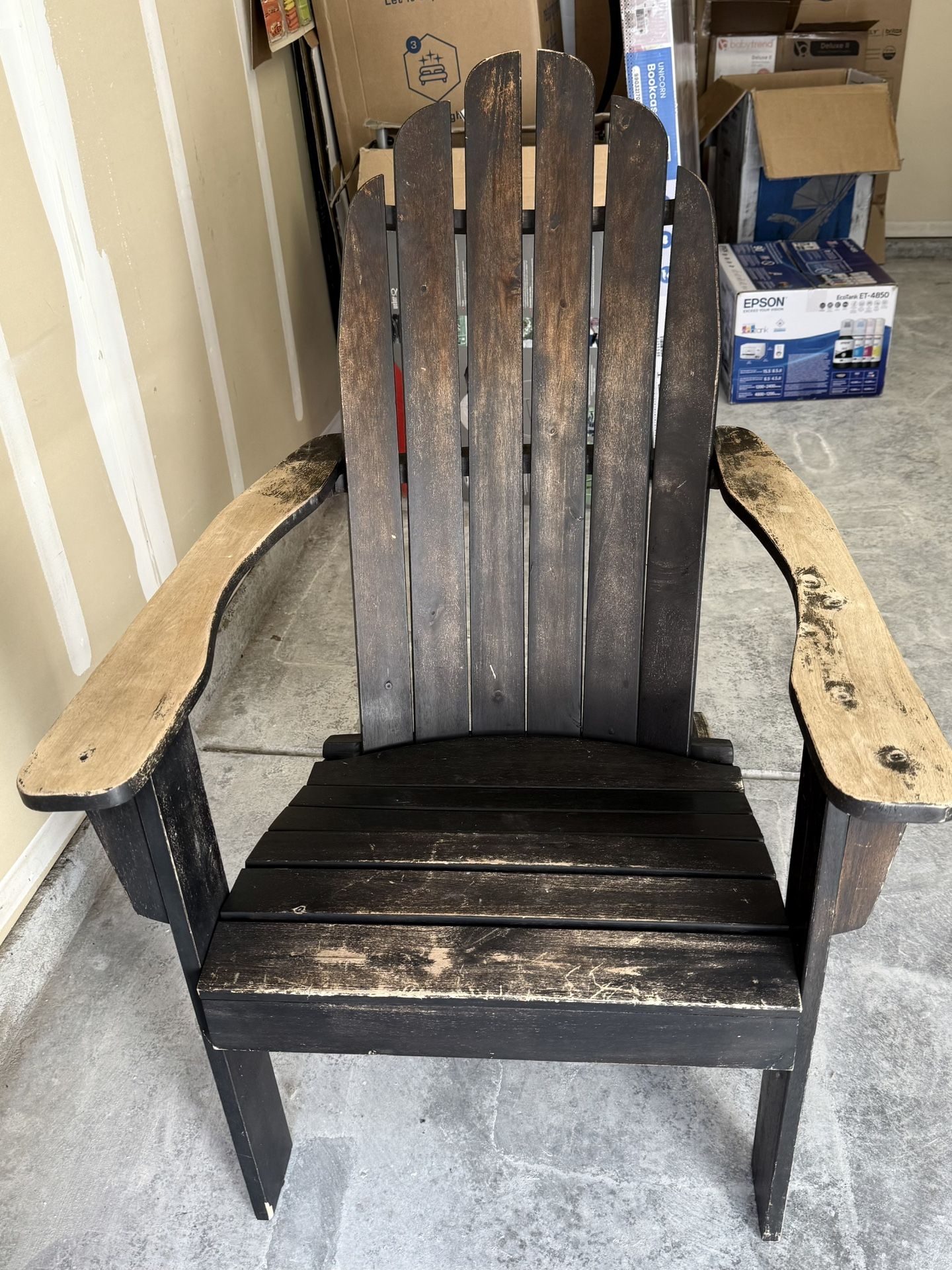 Vintage Wood Adarondak Patio Set