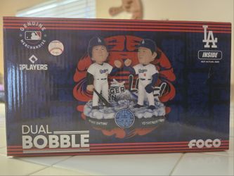 Shohei Ohtani & Yoshinobu Yamamoto Los Angeles Dodgers 2025 Tokyo Series Dual Bobblehead