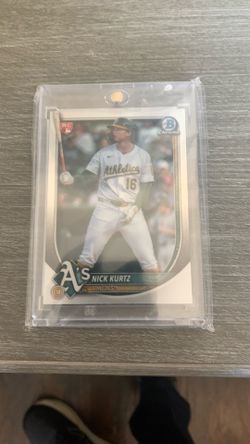 2025 Bowman Chrome Nick Kurtz RC Red label