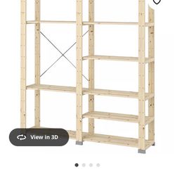 IKEA Hejne 4 Bay Shelving