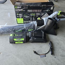 EGO POWER+ 56-volt 765-CFM 200-MPH Battery Handheld Leaf Blower 5.0 Ah