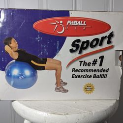 FitBALL USA Sport Exercise Ball W/Pump Training Equipment Extra Durable! New!