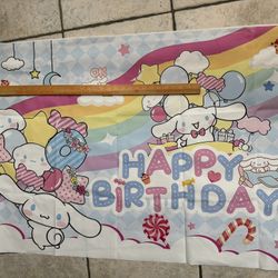 Cinnamoroll:Sanrio Birthday Banner