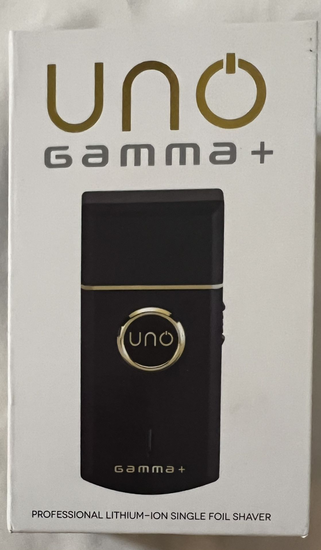 GAMMA+ Uno Single Foil Mens Shaver USB Rechargeable Corded/Cordless Travel Size Black