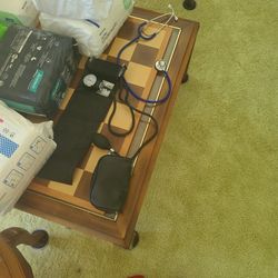 Stethoscope and blood pressure cuff professional
