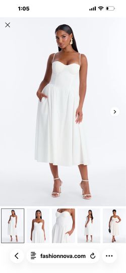 Fashion Nova White Dress