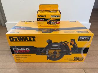 DeWalt FlexVolt 60V Worm Drive Circular Saw With 9ah Battery